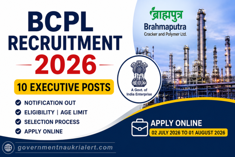 BCPL Recruitment 2026 Notification Out for 10 Executive Posts – Apply Online