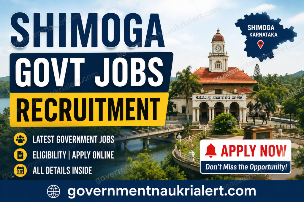Shimoga Govt Jobs Recruitment