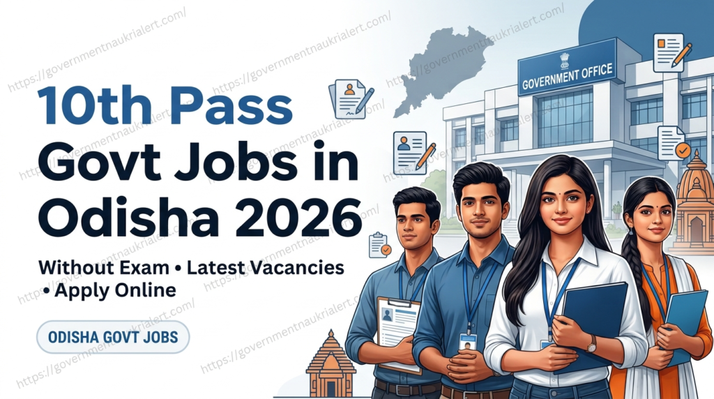 10th Pass Govt Jobs in Odisha Without Exam 2026